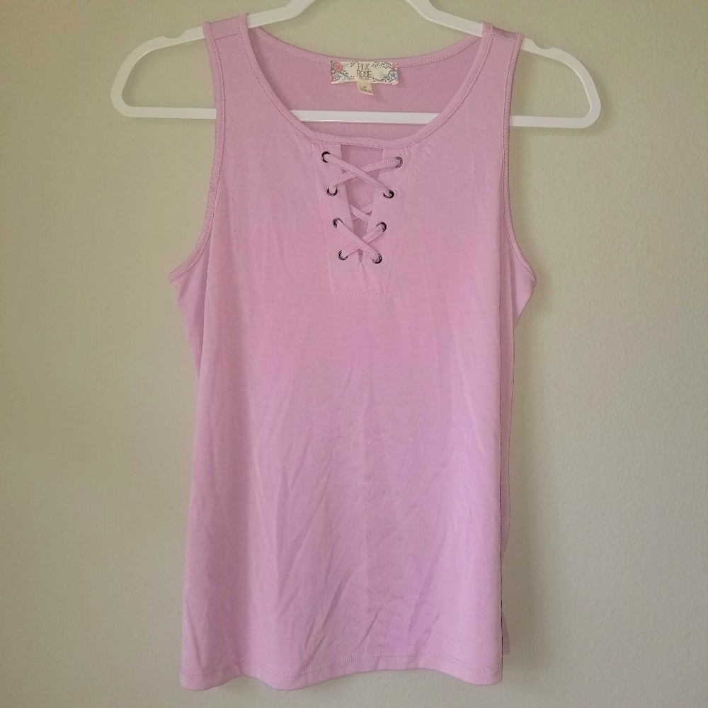 💎3/$20 SALE💎Lilac Tank / Pink Rose / S